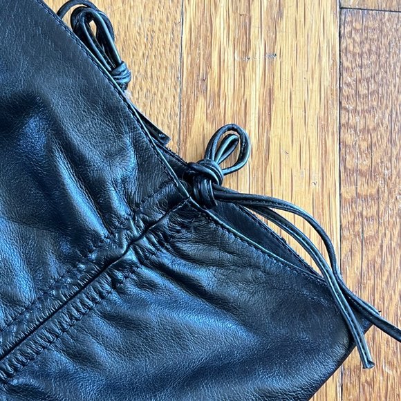 Tall Italian Leather Pointy Boots Woman Size40 Italy  (US 10) Narrow - Picture 10 of 11